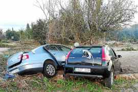 Coches afectados por las inundaciones de Llevant