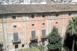 La parte de Can Pueyo que da al jardín