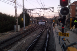 Cortes de los ferrocarriles de la Generalitat por la huelga del 8M
