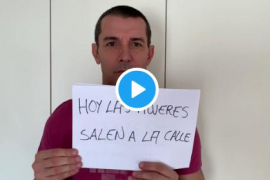 Jesús Vázquez se queda sin palabras apoyando el 8M