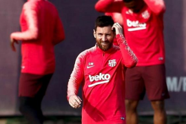 Entrenamiento FC Barcelona