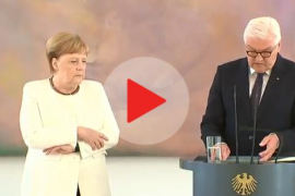 Angela Merkel vuelve a temblar