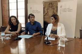 Virginia Abraham, Iago Negueruela y Yolanda Robledo