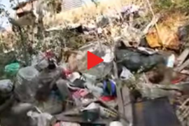 Los torrentes de Palma, llenos de plásticos que irán a parar al mar