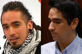 L'acusat pel 'crim dels tirants', Rodrigo Lanza, mostra un radical canvi d'imatge, en el judici per matar presumptament Víctor Laínez per portar uns tirants amb la bandera d'Espanya el desembre del 2017.