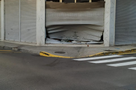 Colisión contra un negocio