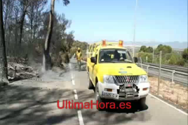 El día 'después' del incendio de las Costes de Xorrigo