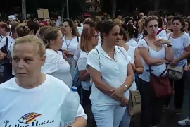 Manifestación de las camareras de piso