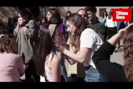 Manifestación estudiantil en Palma con motivo del 8M