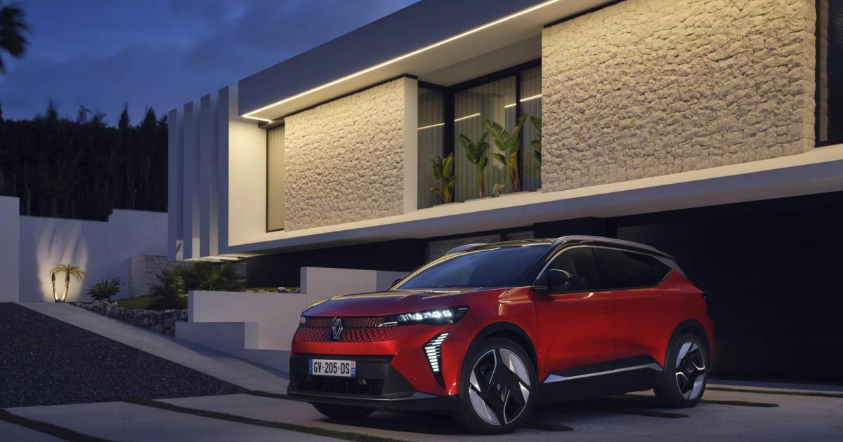 El Renault Scenic E-Tech, con cargador bidireccional