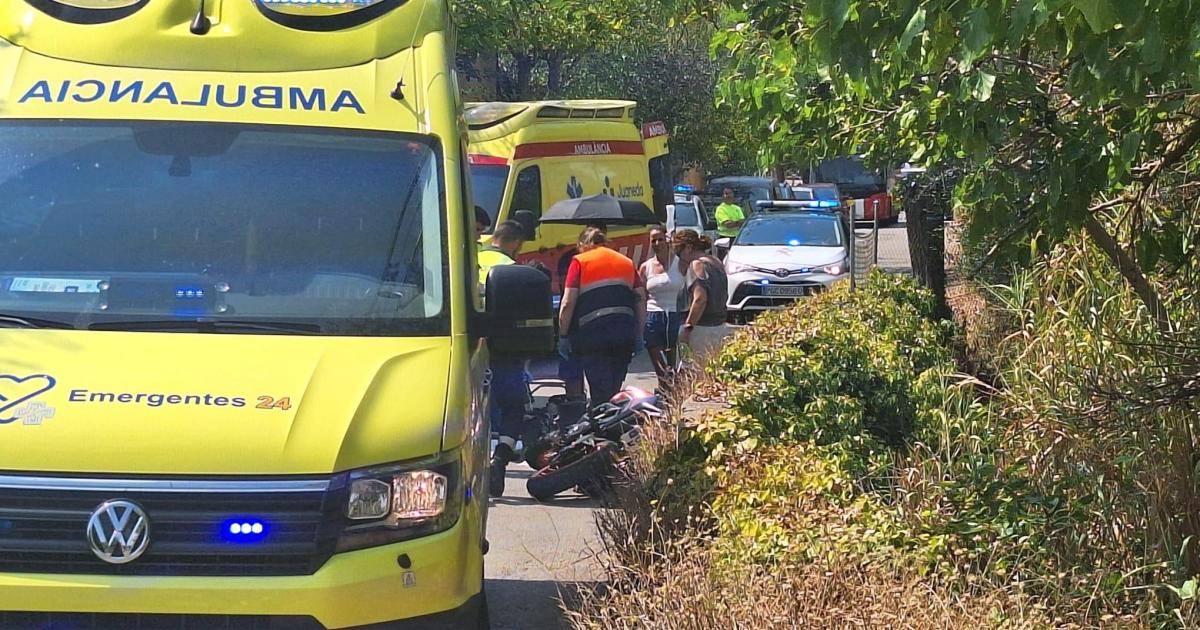El motorista que chocó con un coche en Bunyola: «Mamá, aquí un día va a haber un accidente»