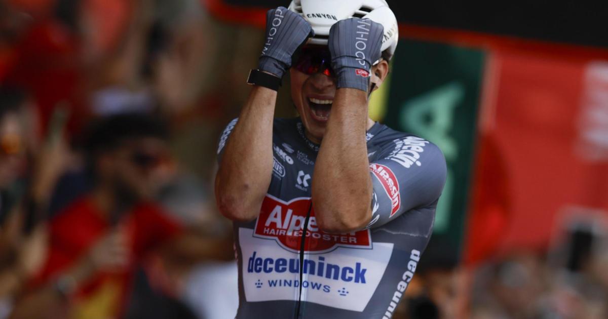 Philipsen cumple el pronóstico y estrena el maillot rojo