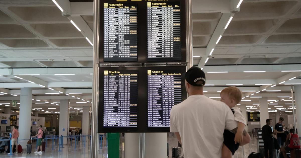 El mal tiempo provoca retrasos generalizados en el aeropuerto de Palma