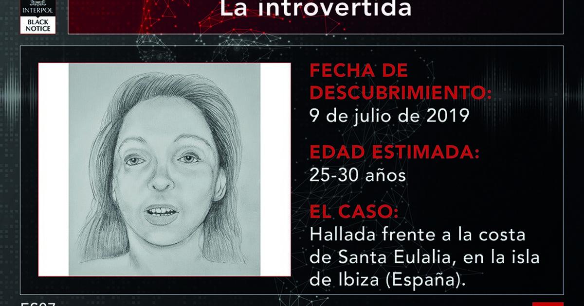 La Interpol pide ayuda para identificar a una mujer hallada muerta en 2019 en Ibiza