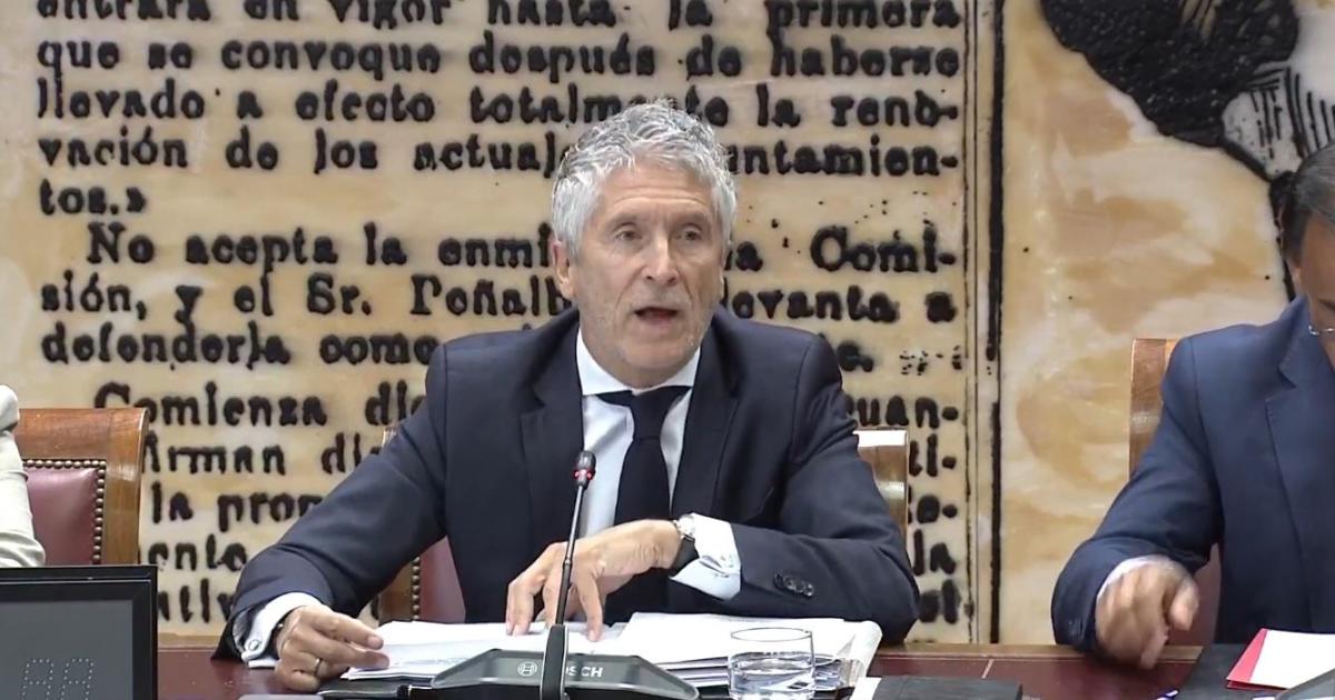 Marlaska acusa al PP de menospreciar al Estado en los incendios para enmascarar sus errores