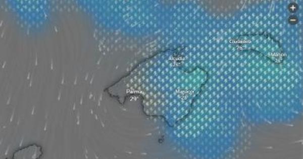 El rádar del tiempo en Mallorca, en directo