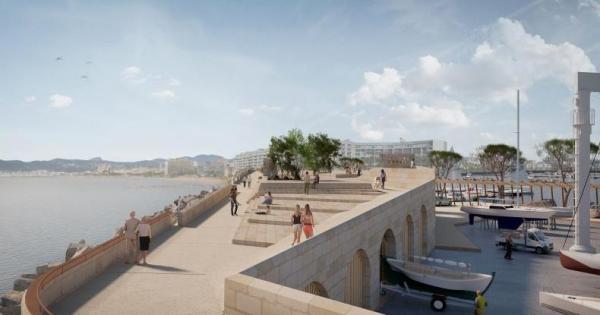 La propuesta de la APB para El Portitxol: una gran plaza pública frente al mar, zonas verdes y menos coches