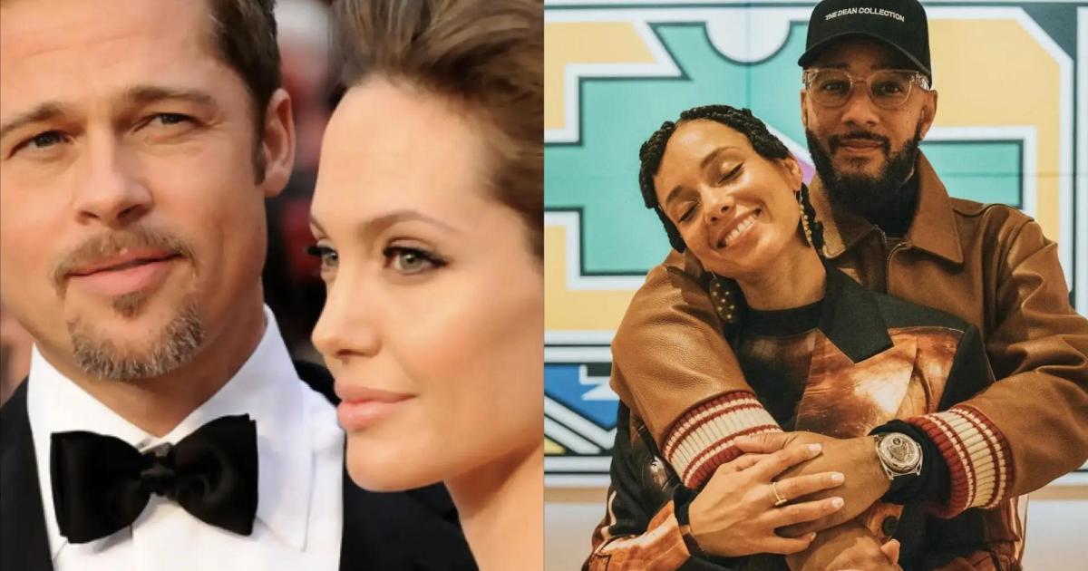 De Brad Pitt a Alicia Keys: parejas de famosos que empezaron con una infidelidad