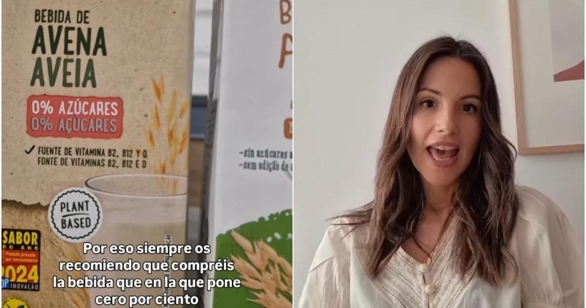 Elisa Blázquez, nutricionista, alerta sobre las bebidas de avena: «Hay matices importantes porque puede contener más azúcar de lo esperado»