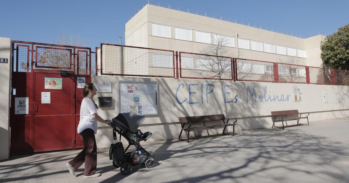 Todos los baños en obras a una semana del inicio escolar en el colegio del Molinar