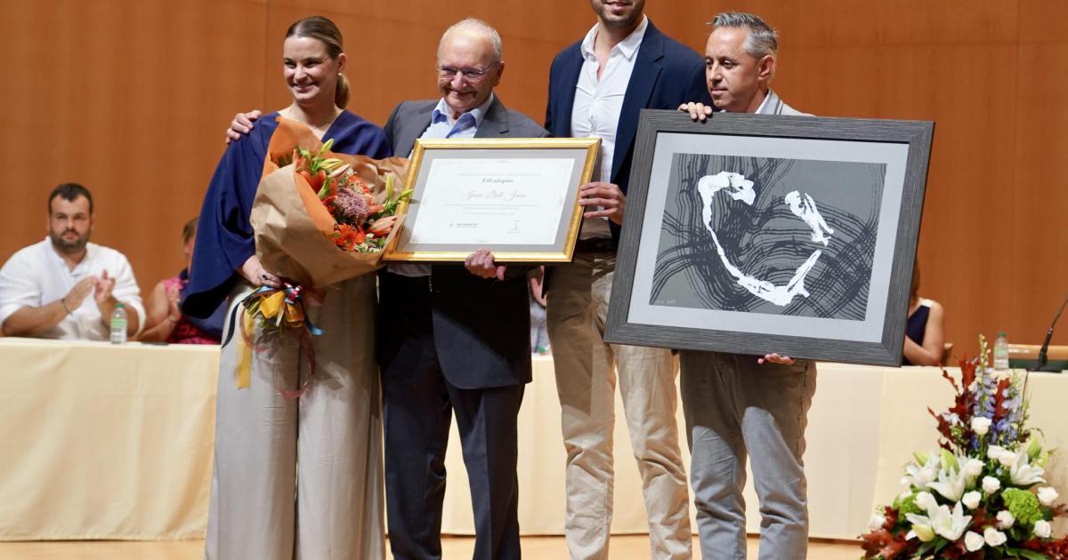 El empresario hotelero Juan Llull, hijo adoptivo de Sant Llorenç por su contribución al turismo