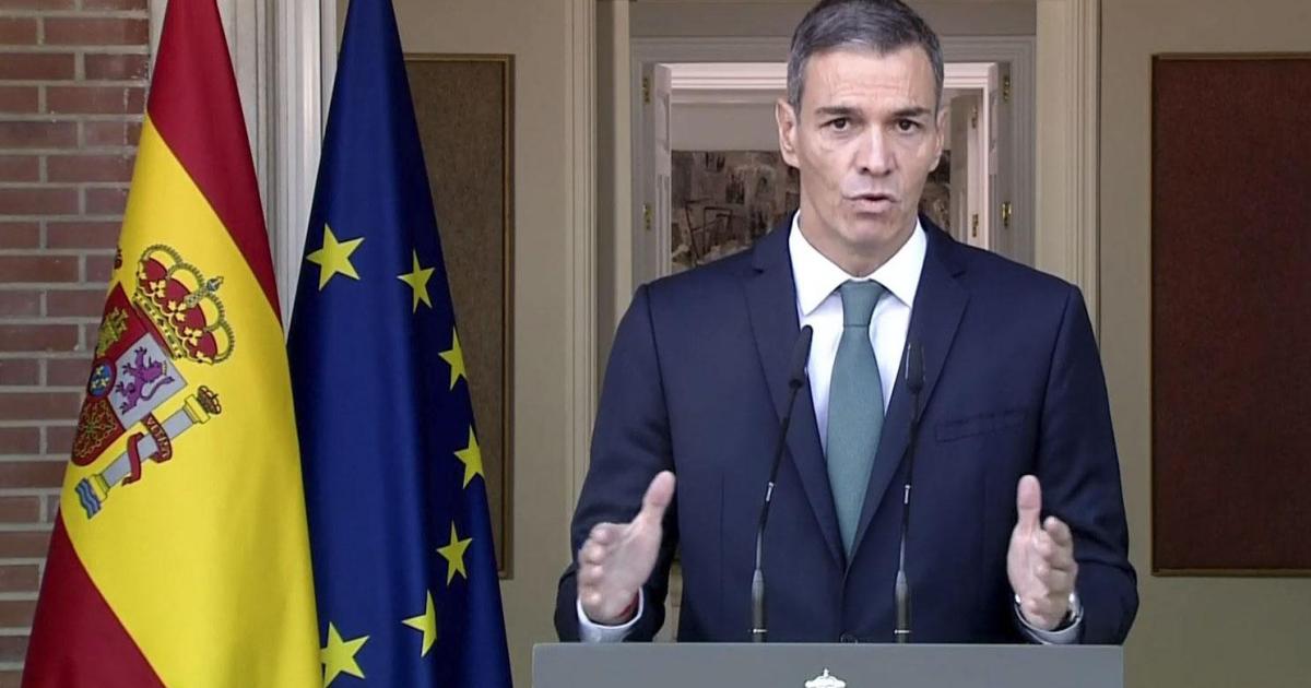 Sánchez anuncia el embargo de armas por ley a Israel y la prohibición de entrada a quien participe en el genocidio