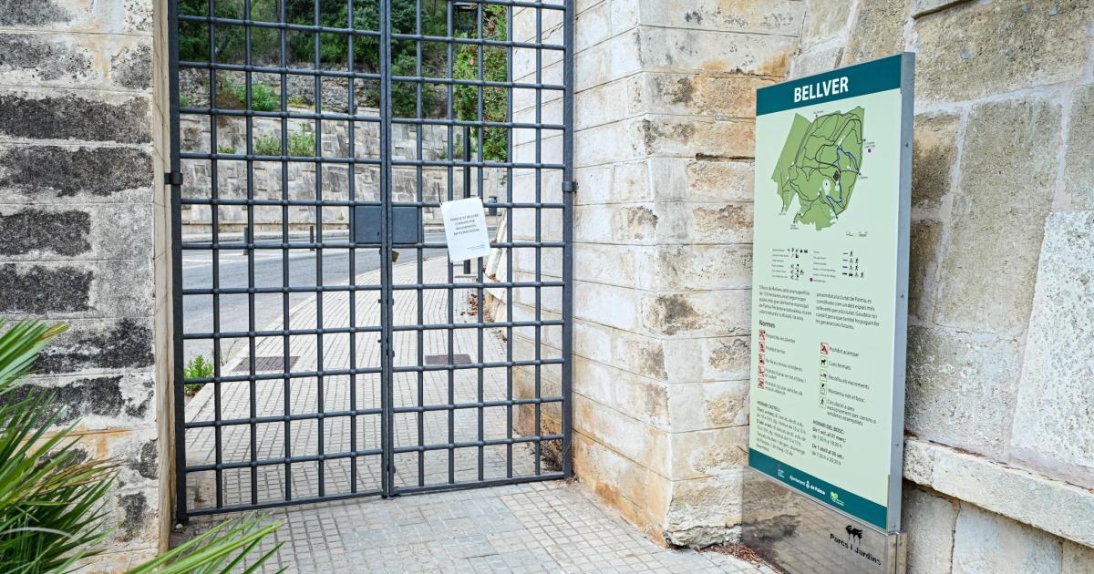 El Ajuntament de Palma cierra parques y jardines por lluvias y tormentas muy fuertes