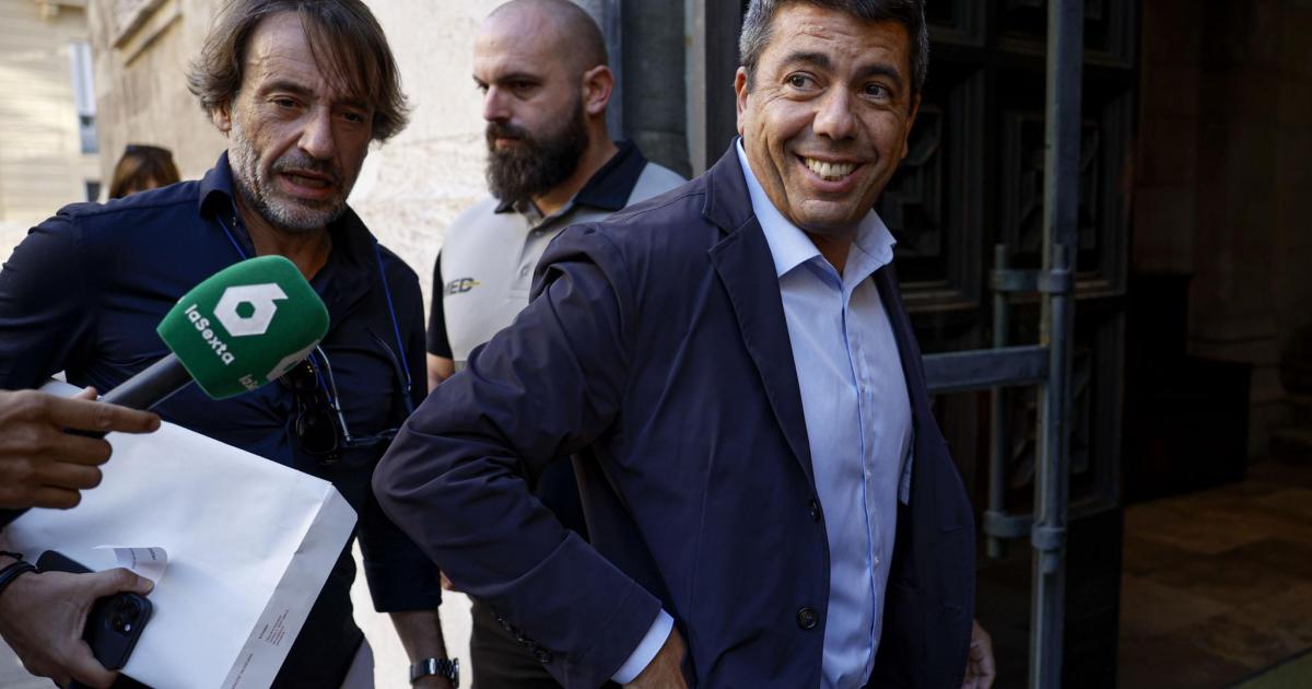 Mazón anuncia una remodelación 'en diferido' del gobierno valenciano