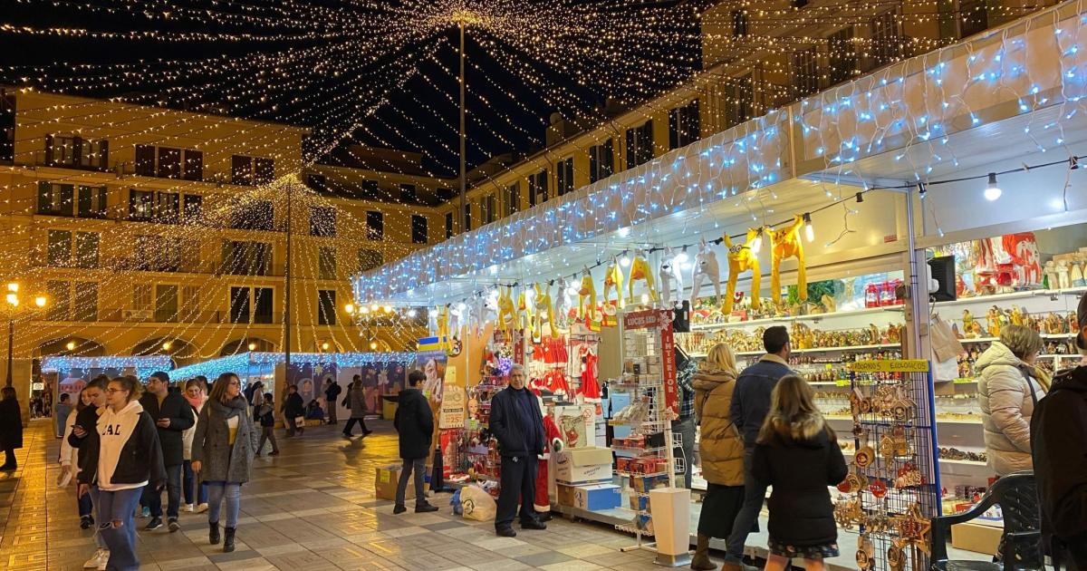 La Fira de Nadal de Palma tendrá 77 casetas menos y veta los 'foodtrucks'