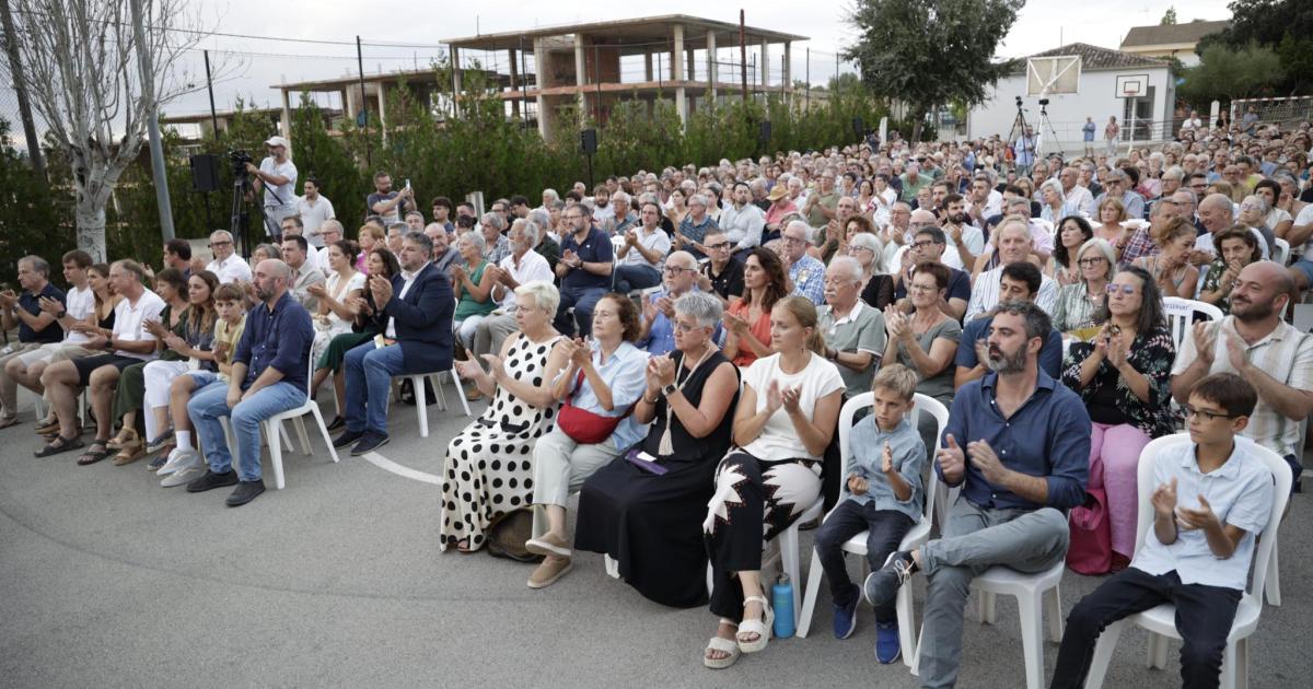 Multitudinario homenaje a Pere Sampol en Montuïri