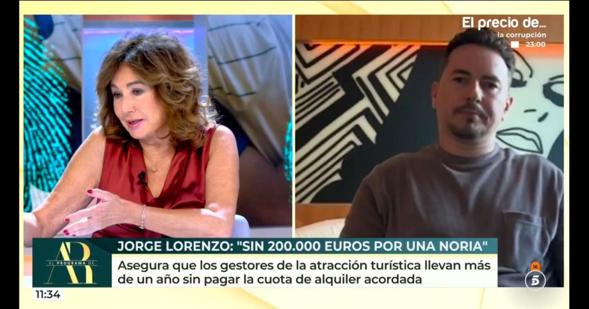Jorge Lorenzo, tras ser estafado con la compra de una noria: «Asumo las culpas, tendría que haber visto los riesgos de esta inversión»