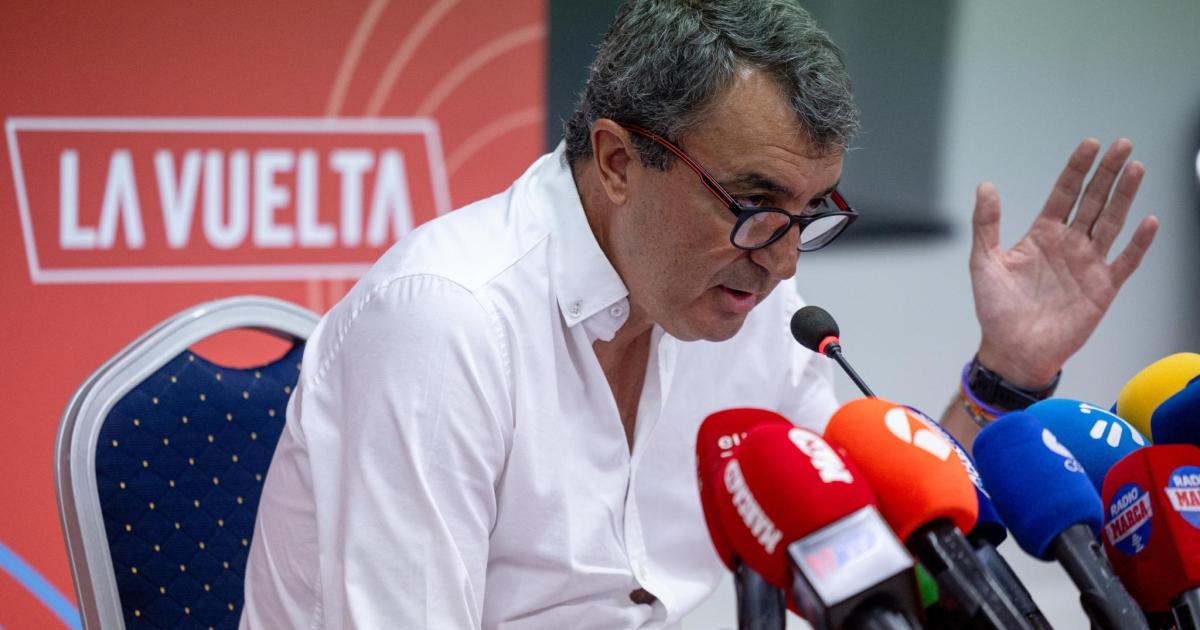 El director de La Vuelta: «Se podía haber convivido con las manifestaciones, esto no se debería repetir»