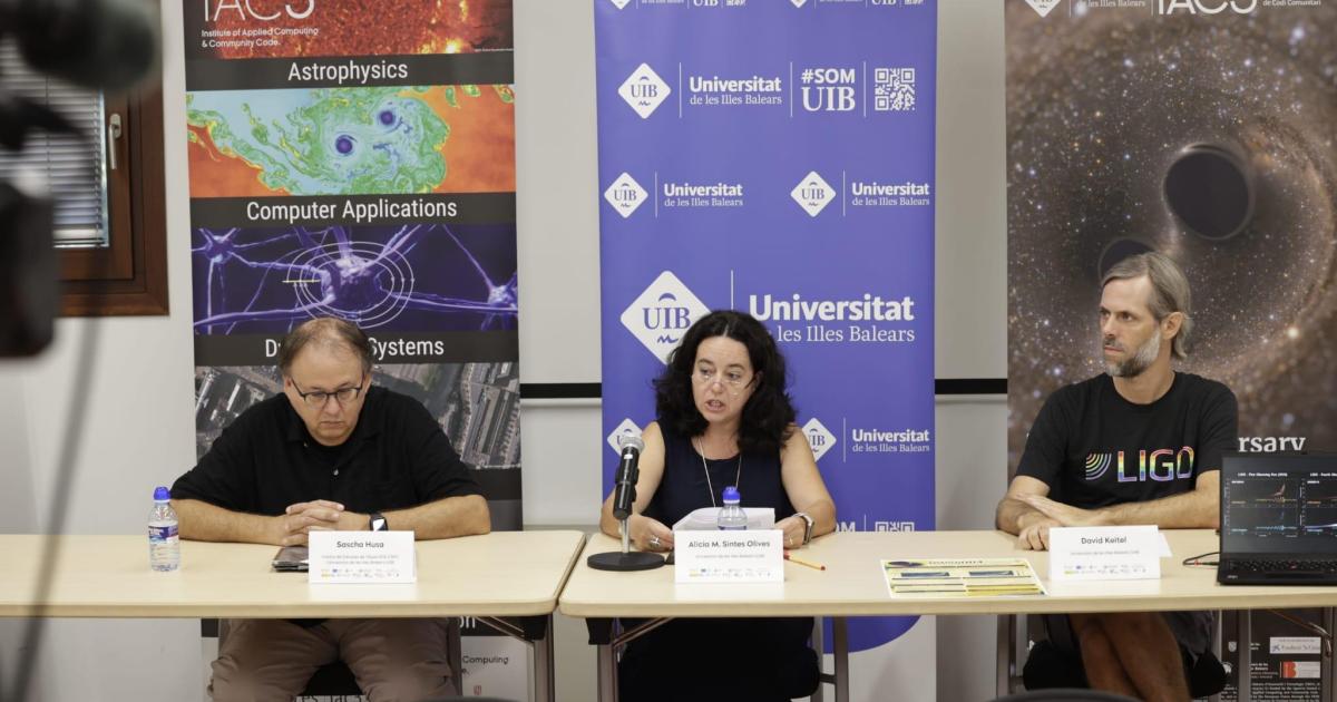 La UIB conmemora el décimo aniversario de la primera detección de ondas gravitacionales con un nuevo hito
