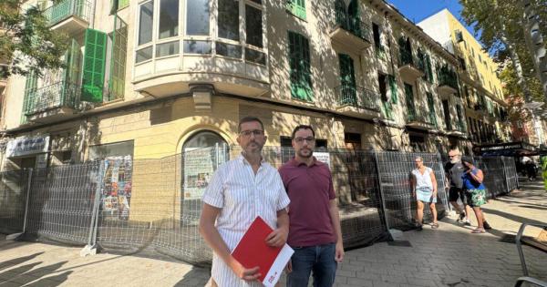 El PSOE intenta que el Consell paralice el derribo del edificio de Bennàssar
