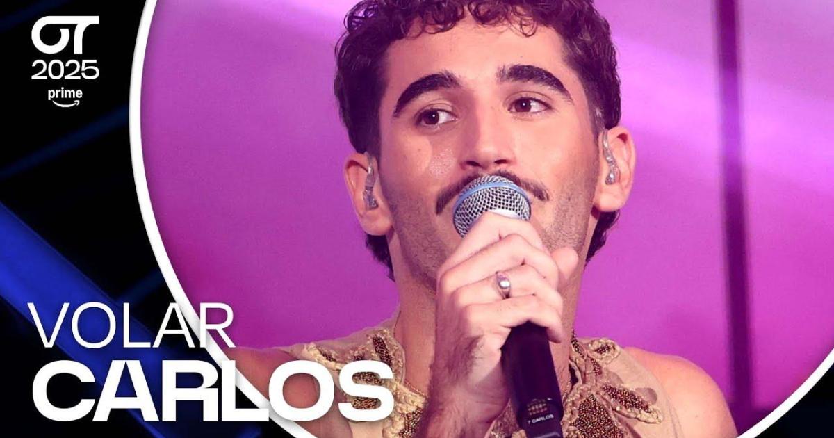 Carlos Reyes ya es concursante oficial de OT 2025: así fue la primera actuación del mallorquín