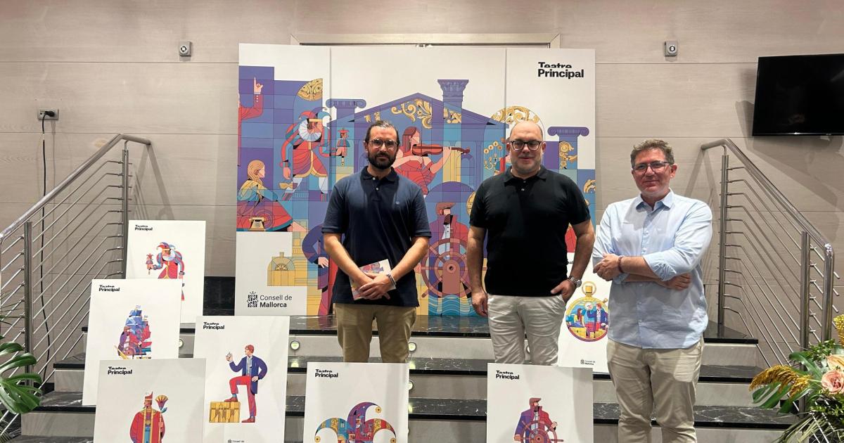 «Fresca y elegante», así es la nueva imagen del Teatre Principal de Palma creada por Felip Ariza