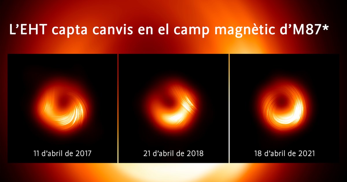 La UIB desarrolla las imágenes de un agujero negro en la galaxia M87