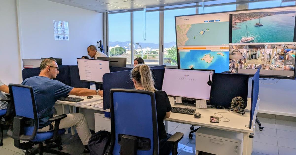 El nuevo centro de control de Ports IB integra todos los servicios del litoral