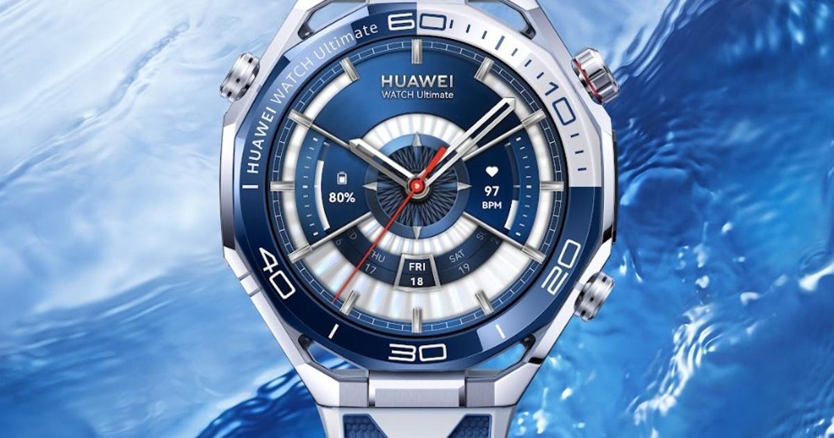 Huawei añade comunicación submarina basada en sonar en su reloj premium Watch Ultimate 2