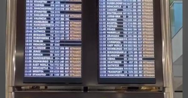 El mal tiempo ya provoca retrasos en el aeropuerto de Palma