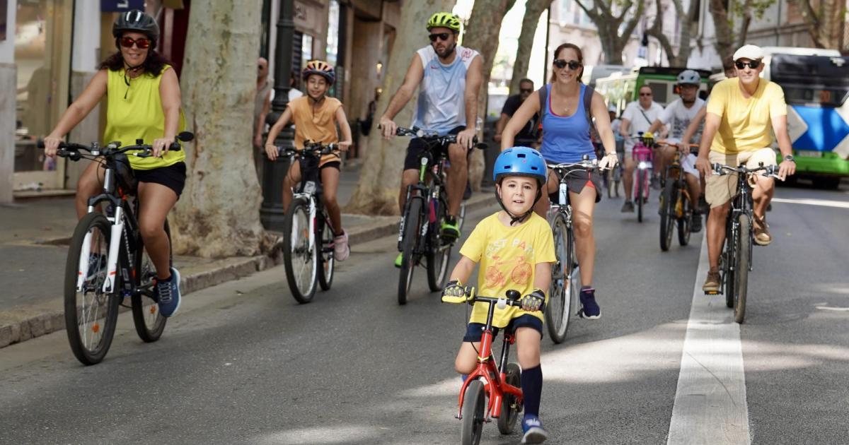 Bicicletada por la movilidad en Palma