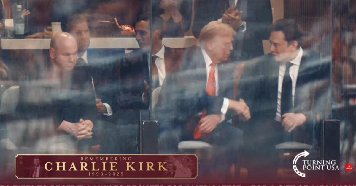 Donald Trump y Elon Musk se reencuentran y se dan la mano en el funeral de Charlie Kirk
