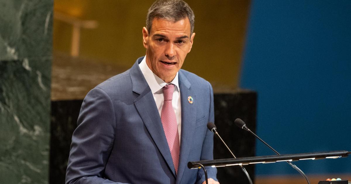 Sánchez llama en Naciones Unidas a parar el «genocidio» en Gaza