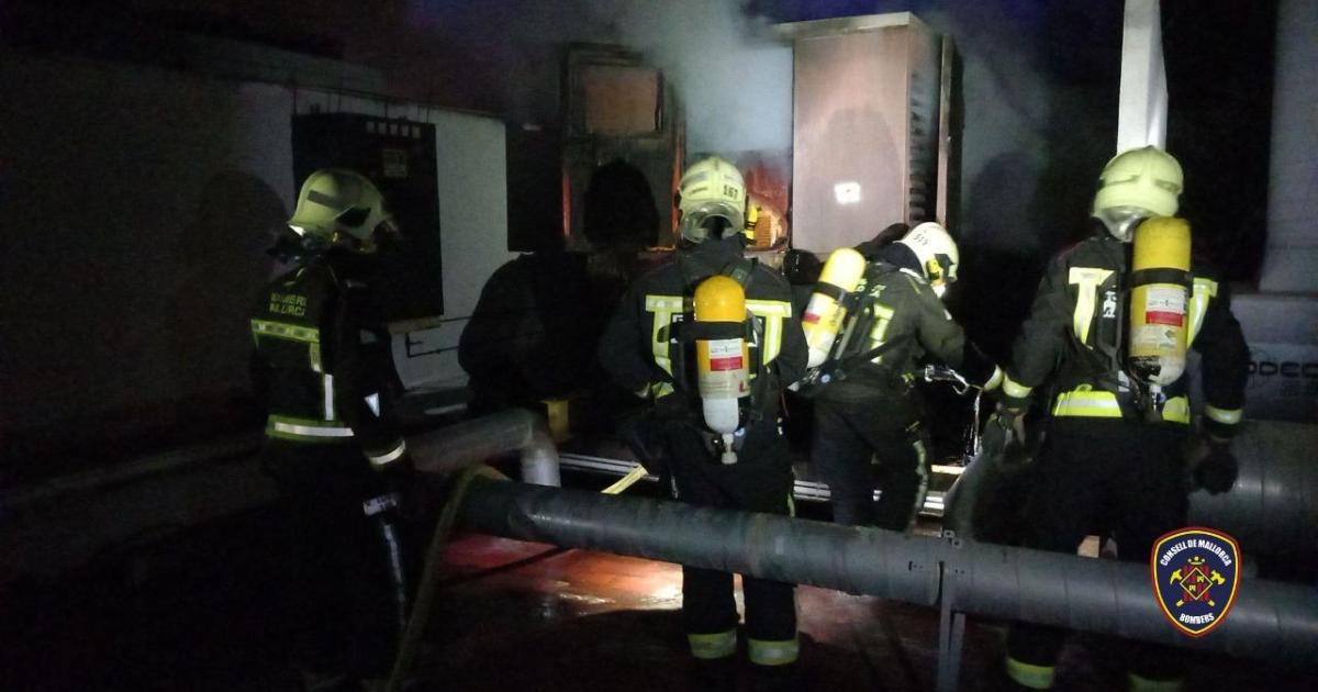 Se declara un incendio en un hotel de Playas de Muro