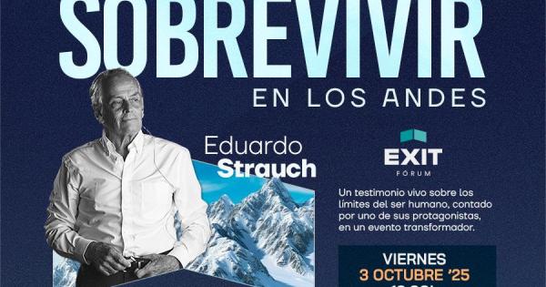Conferencia de Eduardo Strauch, superviviente de Los Andes, en Trui Teatre