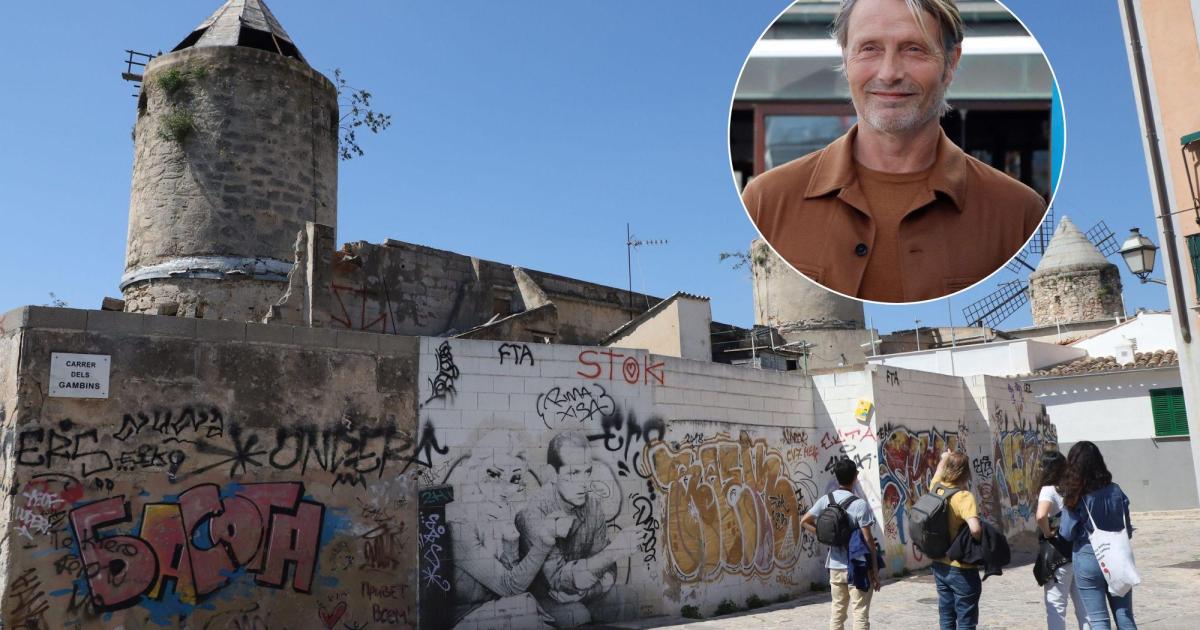 El famoso actor danés Mads Mikkelsen tiene claro cuál es su zona favorita de Palma: un antiguo barrio pesquero con mercado y molinos