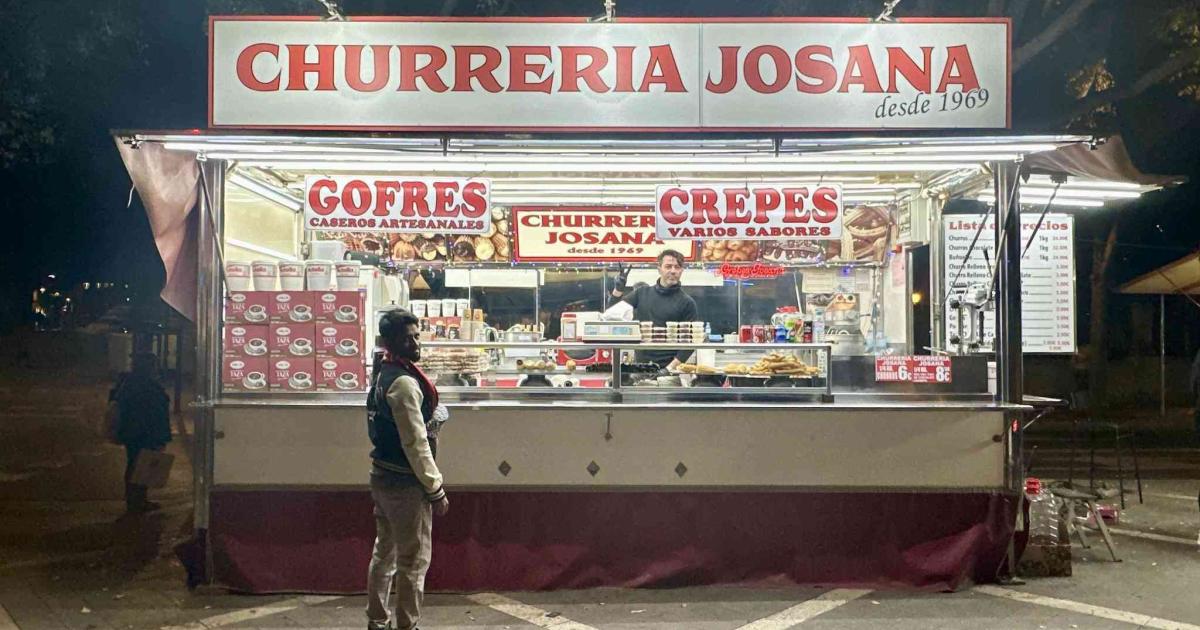 Sin churros en Plaza España para esta Navidad