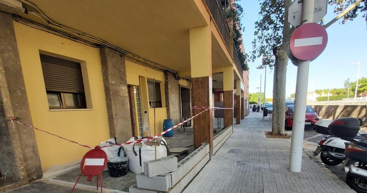 Vecinos de Son Oliva denuncian el cerramiento de unos bajos en Eusebio Estada