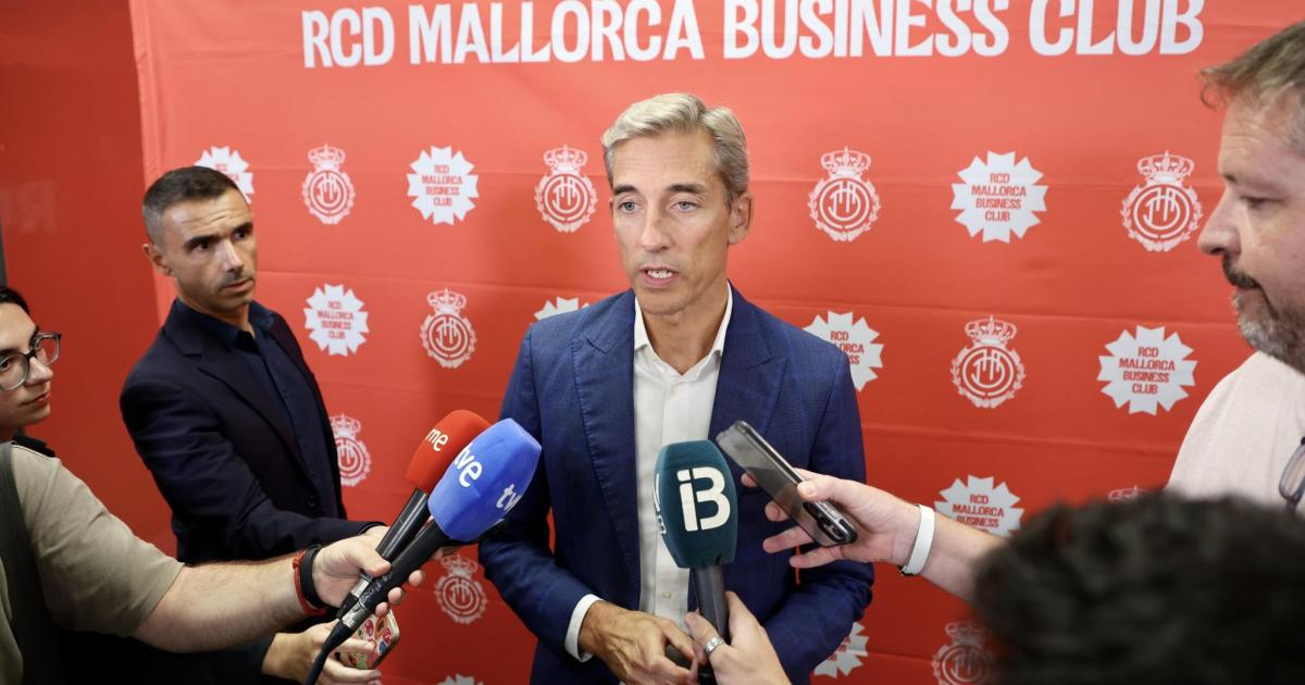 Alfonso Díaz, sobre el mal momento del Mallorca: «Estamos dolidos, pero hay que confiar»