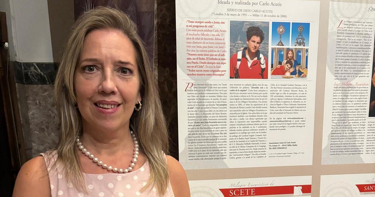 «Rezo a Dios porque le necesitamos siempre, en lo bueno y en lo malo»